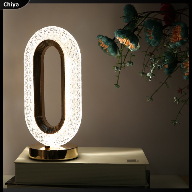 Bộ Đèn Led Để Bàn Có Thể Điều Chỉnh Độ Sáng Kèm Đế Điều Khiển Cảm Ứng Sang Trọng