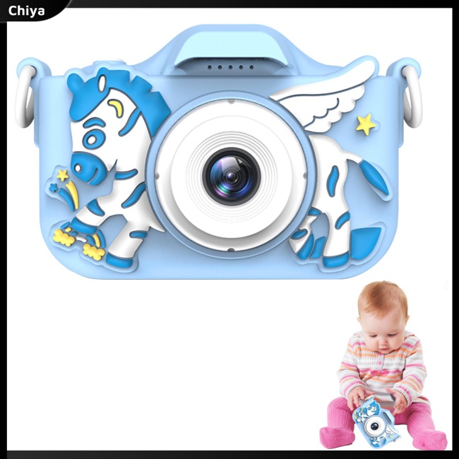 Máy Ảnh Kỹ Thuật Số Hd 2.0 Mini Họa Tiết Hoạt Hình Dễ Thương Dùng Làm Quà Tặng Sinh Nhật Cho Bé