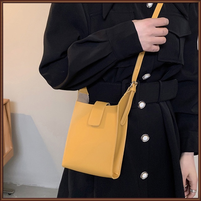 Túi Da Đeo Chéo Mini Đựng Điện Thoại Phong Cách Retro Thời Trang Cho Nữ