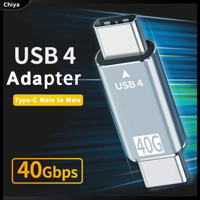 Đầu Chuyển Đổi Type-c Sang Usb 4.0 40Gbps Tốc Độ Cao + Bộ Sạc Tiện Dụng