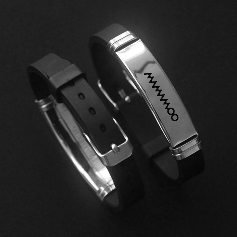 Vòng Tay Silicon Titan Phong Cách Nhóm Nhạc BLACKPINK / Got7 / Twice / Seventeen