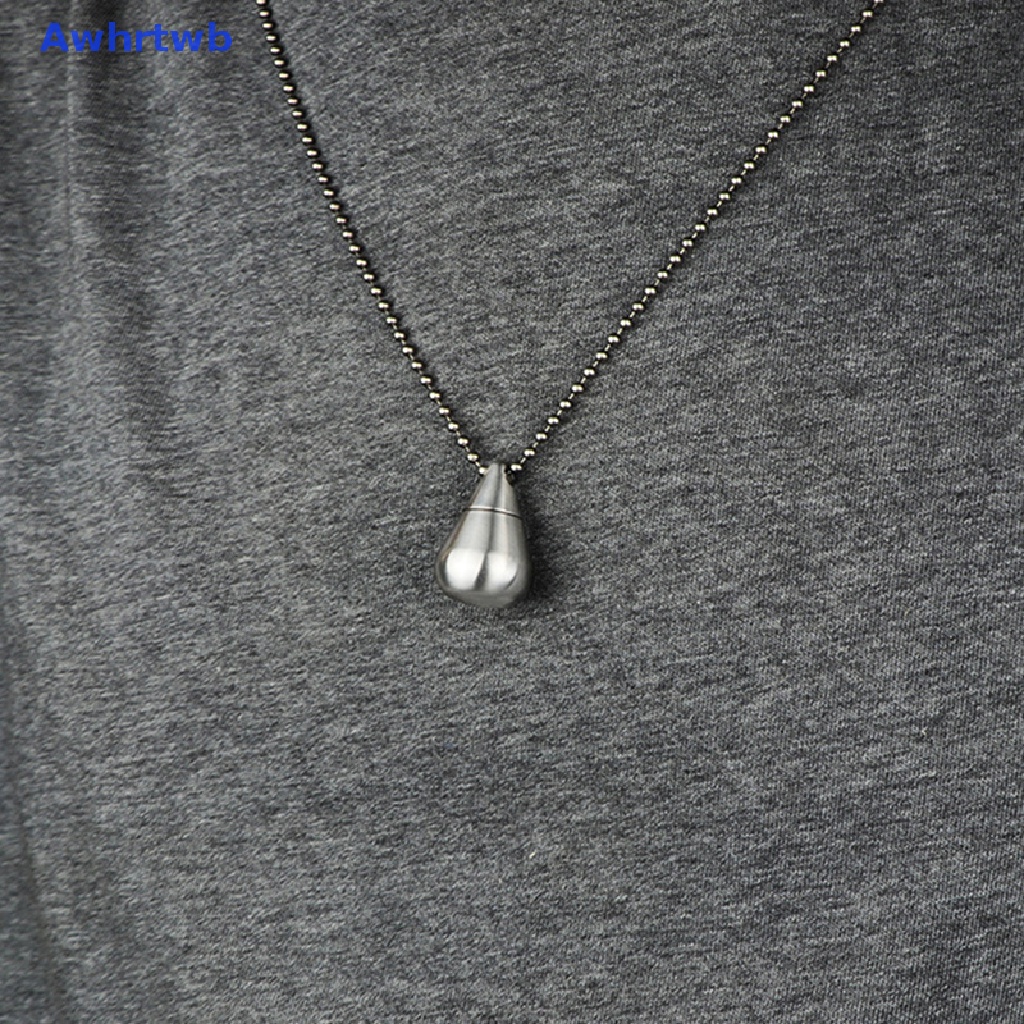 1 Hộp Đựng Thuốc Mini Bằng Thép Không Gỉ Mới