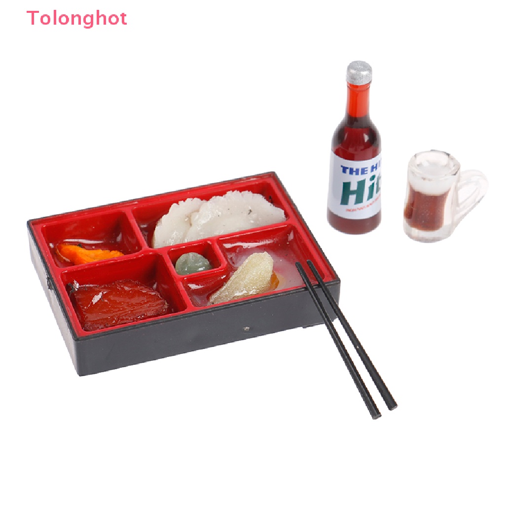 Hộp Cơm Trưa Phong Cách Nhật Bản Cho Nhà Búp Bê Tỉ Lệ 1: 12