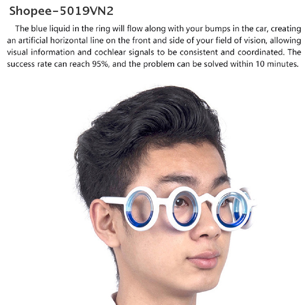Mắt Kính 3D Chống Say Tàu Thuyền / Máy Bay Trọng Lượng Nhẹ Có Thể Tháo Rời Cho Người Lớn Và Trẻ Em