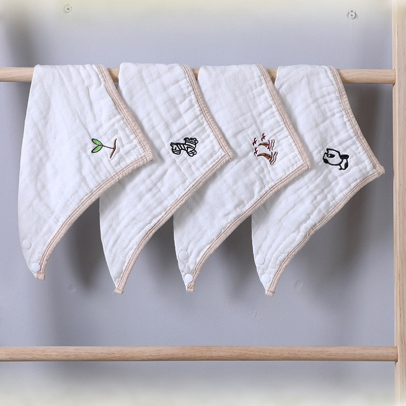 Yếm Ăn Cotton Đa Năng Thấm Hút Tốt Có Thể Điều Chỉnh Tiện Dụng Cho Bé