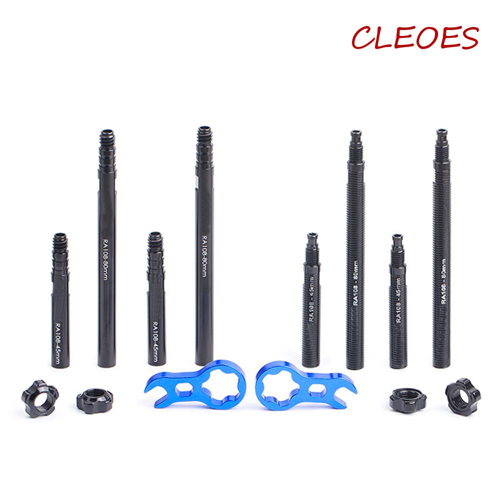 Ống Nối Dài Van Xe Đạp RA108 Presta Bằng Hợp Kim Nhôm Tích Hợp Cờ Lê