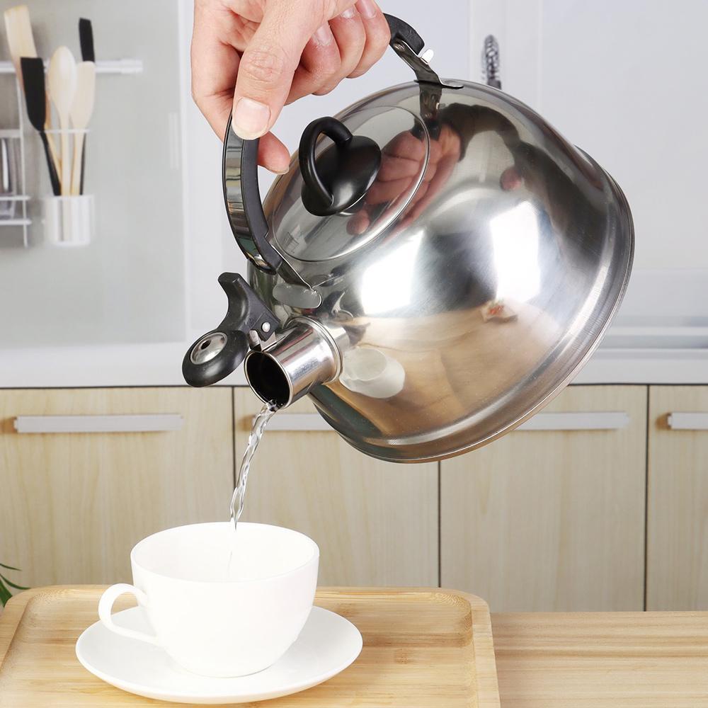 Ấm Trà Cỡ Lớn Bằng Thép Không Gỉ Cao Cấp