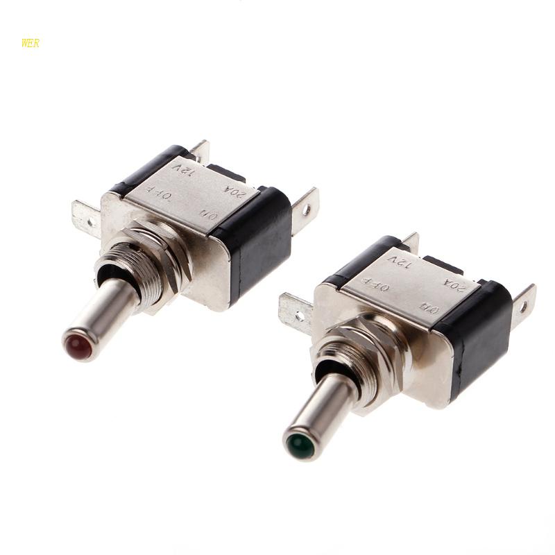 Công Tắc Bật / Tắt Điều Khiển Đèn LED DC 12V 20A Cho Xe Hơi