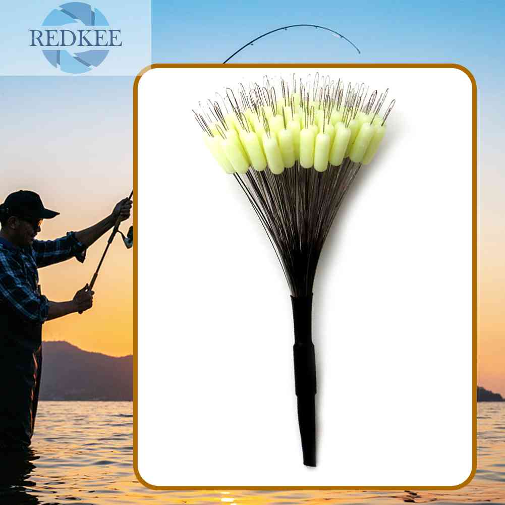 Set 100 Phao Câu Cá Bằng Silicone Tiện Dụng