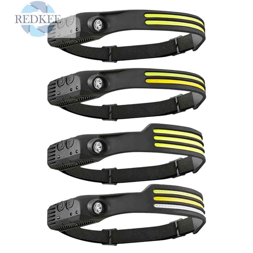 Đèn LED COB Đeo Trán Cảm Ứng Mạnh Mẽ Cắm Trại Ngoài Trời