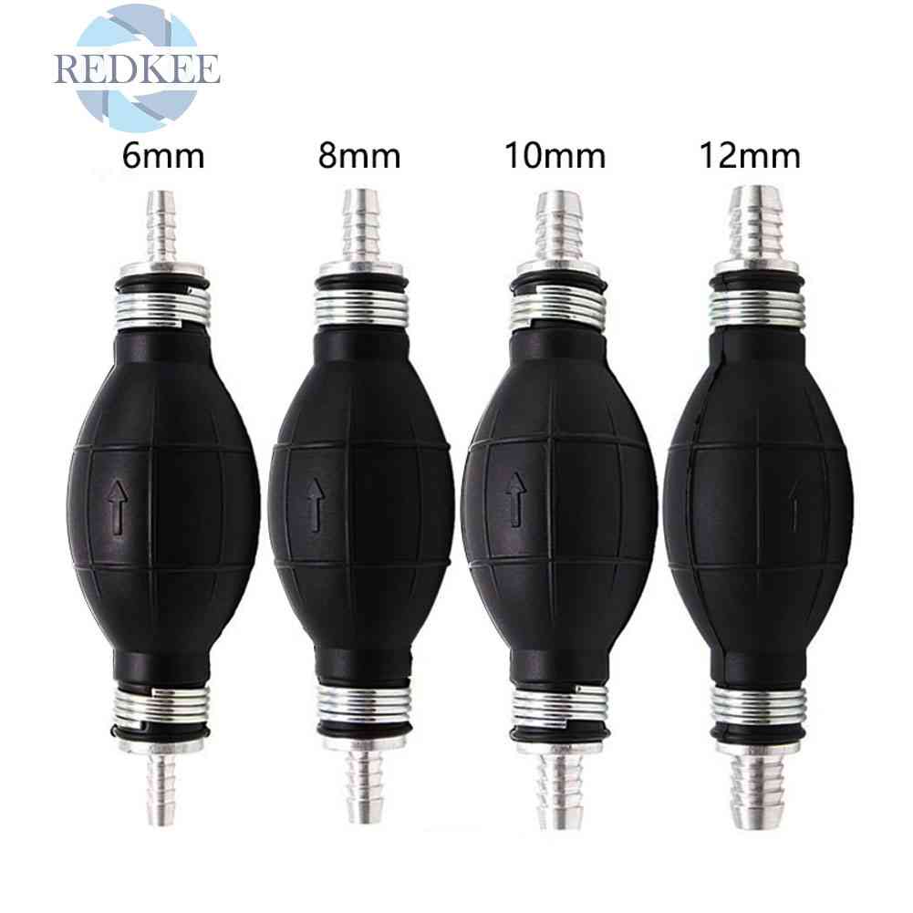 Bơm Nhiên Liệu Có Tay Cầm Cao Su 10 / 12mm Cho Xe Hơi