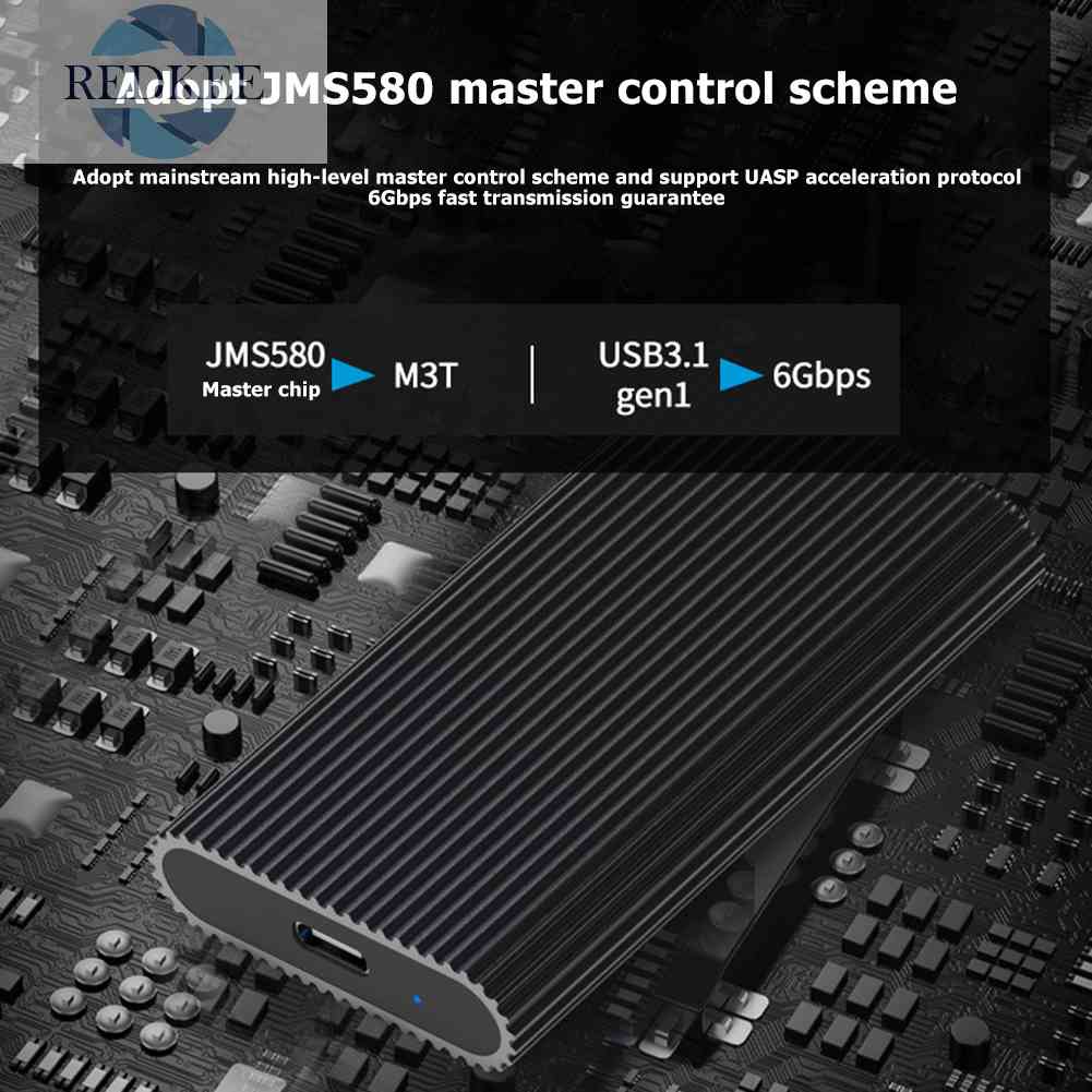 Hộp Đựng Ổ Cứng Ngoài M3T MSATA Sang Type-C SSD