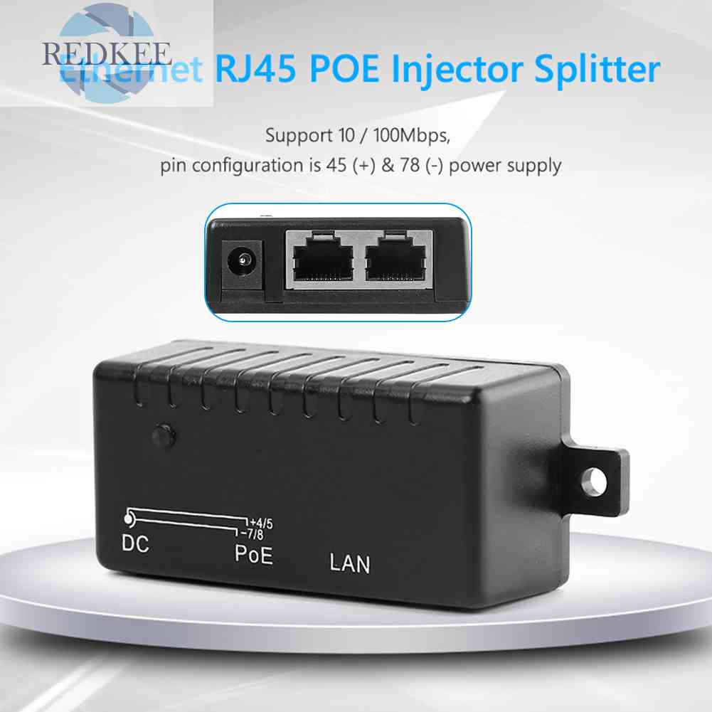 Thiết Bị Kết Nối Mạng Ethernet RJ45 POE 100Mbps POE