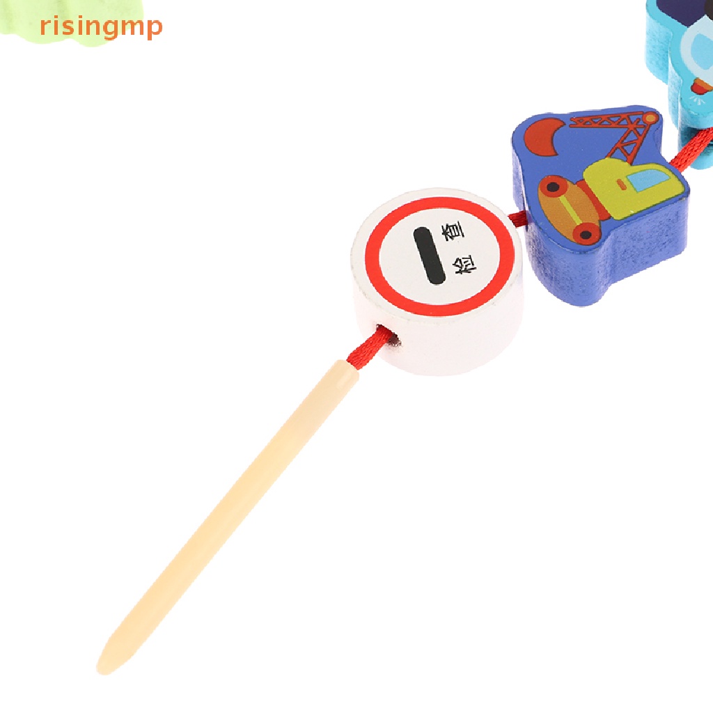 Set 12 / 16 / 23 / 25 Hạt Xỏ Lỗ Hình Trái Cây / Động Vật Hoạt Hình DIY Dành Cho Trẻ Em