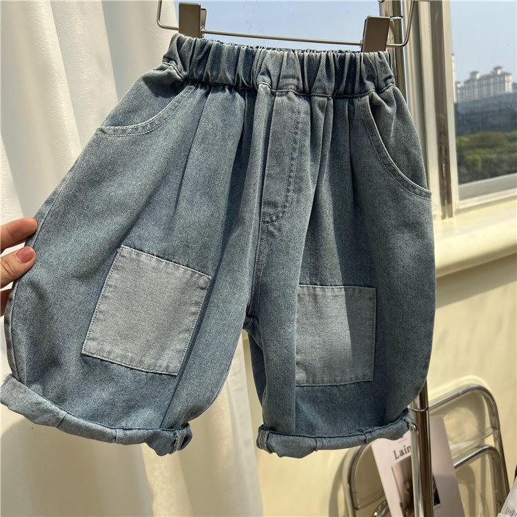 Quần Jeans Lửng Thời Trang Dành Cho Bé Trai