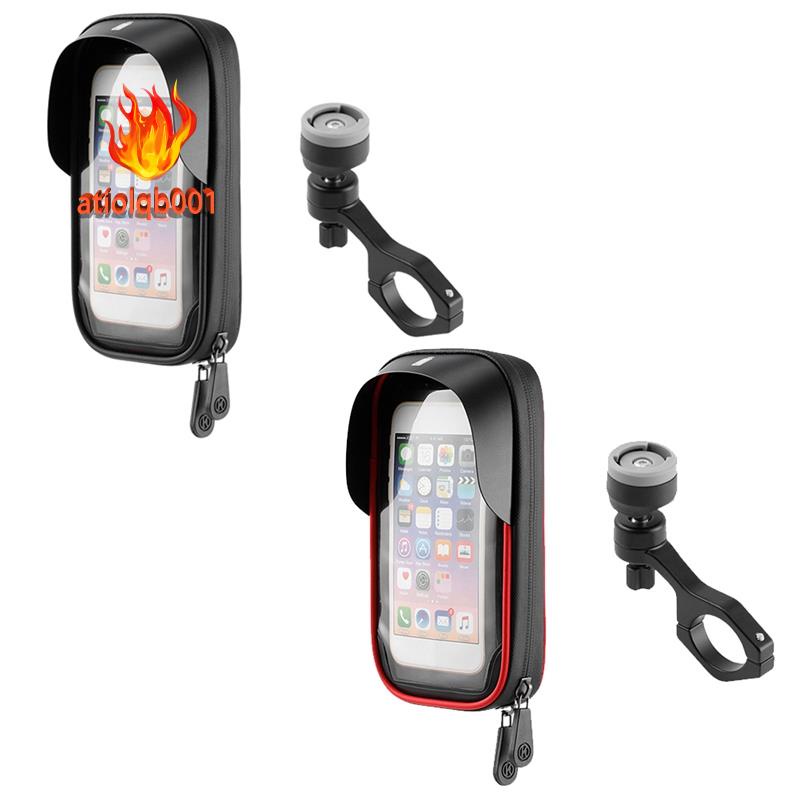 Giá Đỡ Điện Thoại Đa Năng Chống Thấm Nước Màu Đen Thông Dụng Gắn Xe Đạp /