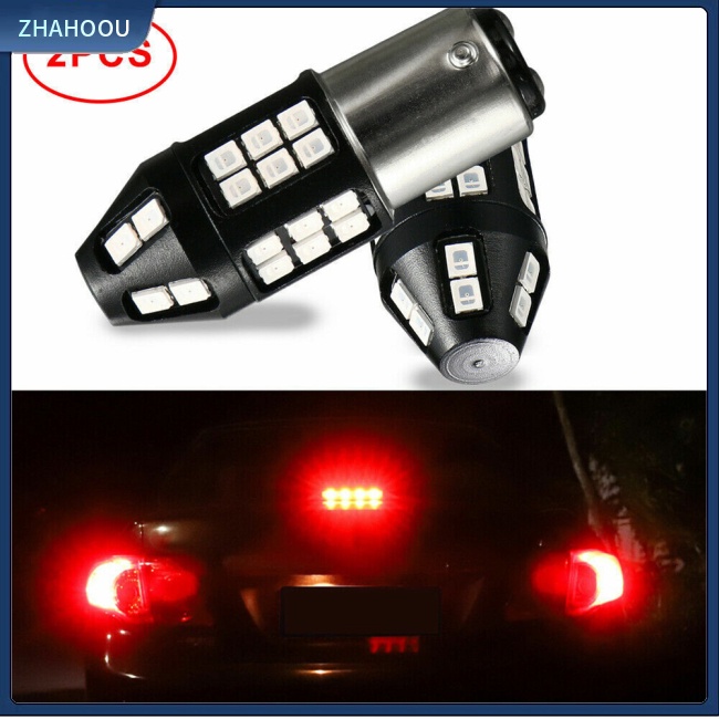 ☃Nhà Cửa☃ Set 2 Đèn Led Cảnh Báo 1157 7507 7528 Nhấp Nháy 5 Lần Ánh Sáng Đỏ Gắn Đuôi Xe Hơi