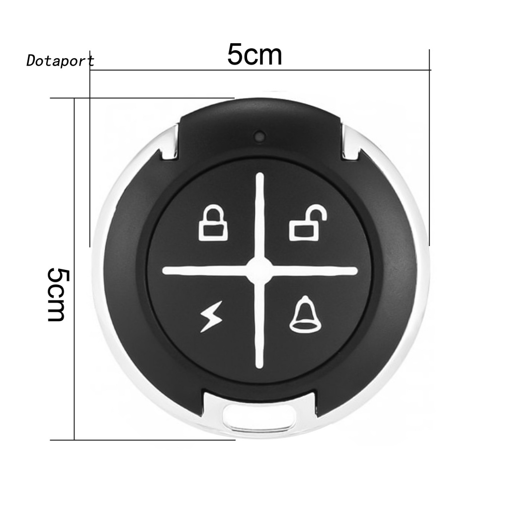 Chìa Khóa Điều Khiển Từ Xa 4 Kênh Không Dây Cho Gara Xe Hơi KDDT-433MHZ