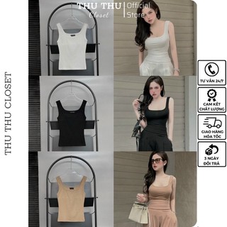 Áo ba lỗ cổ vuông trơn 4 màu siêu đẹp