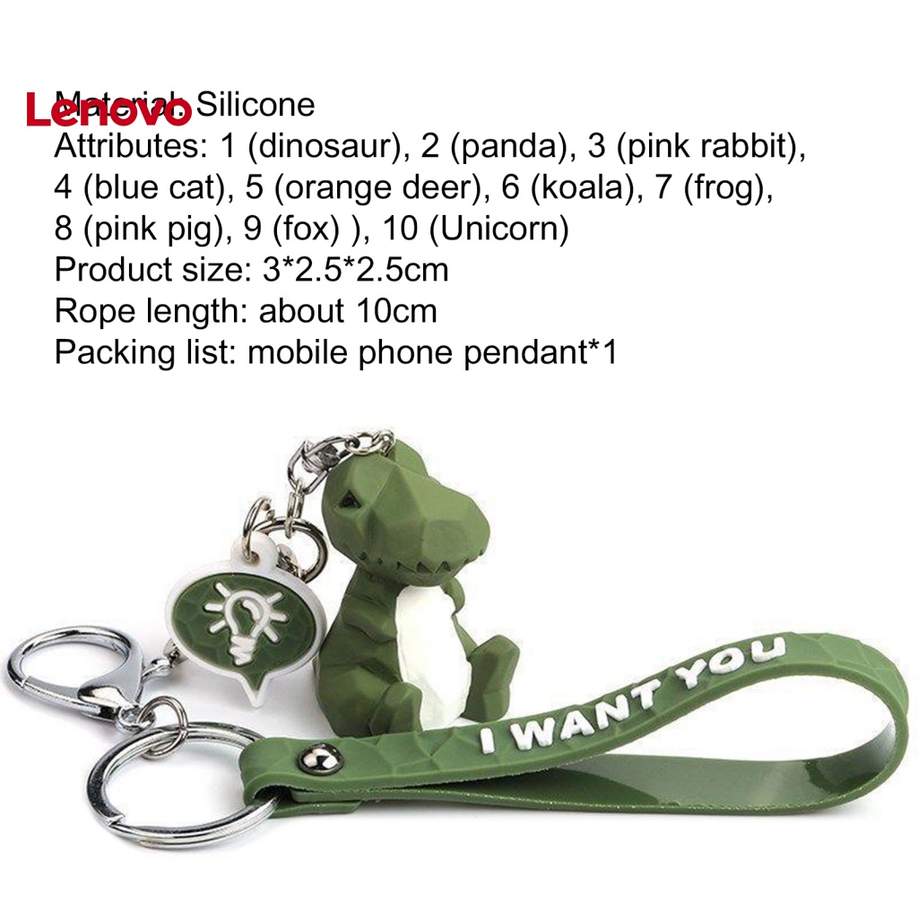 Móc Chìa Khóa Hình Đa Giác Hoạt Hình Dễ Thương Thân Thiện Với Da Không Phai Màu