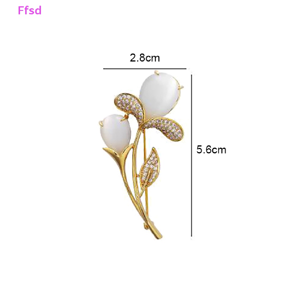 Ghim Cài Áo Hình Hoa Tulip Thời Trang Cho Nữ
