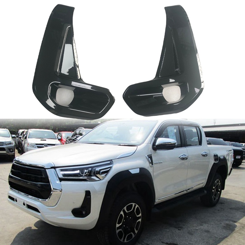 1 Cặp Vỏ Bọc Đèn Sương Mù Phía Trước Xe Hơi Thay Thế Chuyên Dụng Cho Toyota Hilux Revo 2020 2021