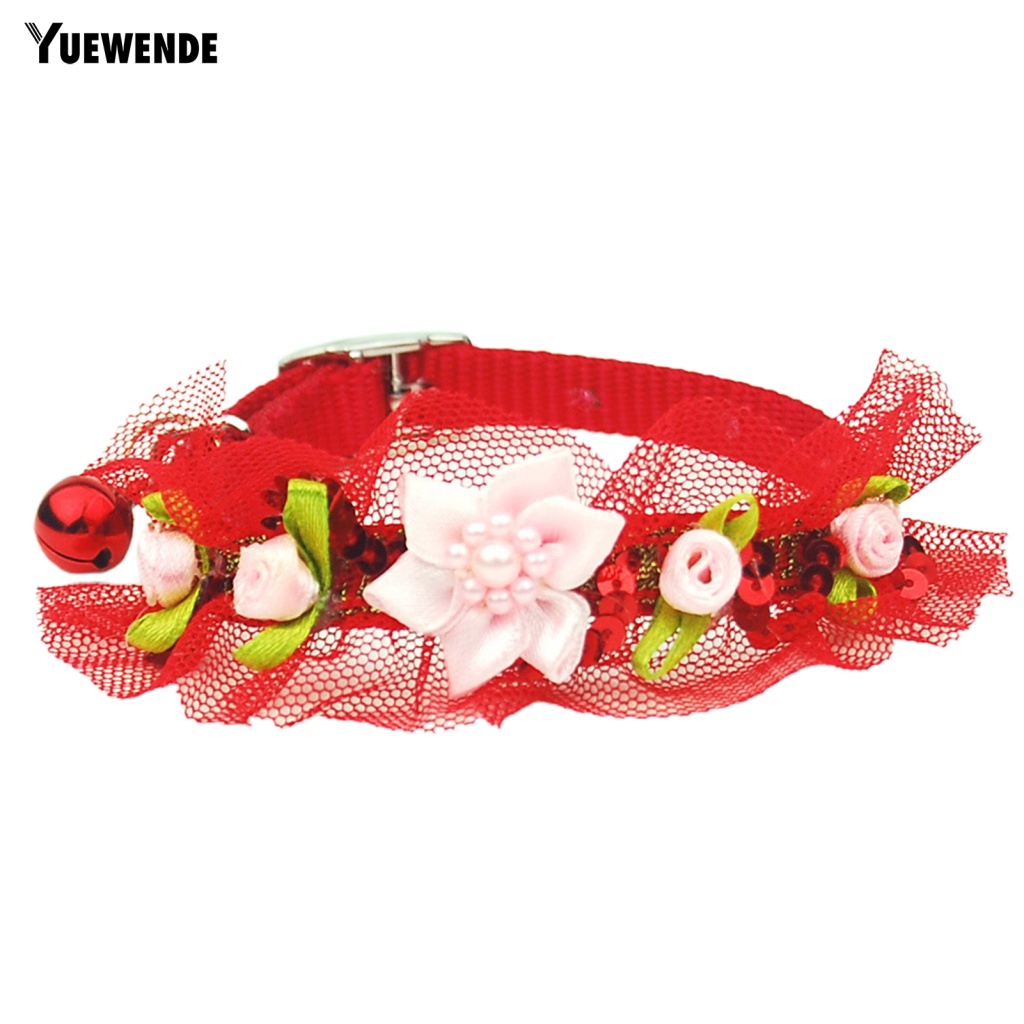 Vòng Cổ Nylon Chống Trượt Gắn Chuông Xinh Xắn Cho Thú Cưng