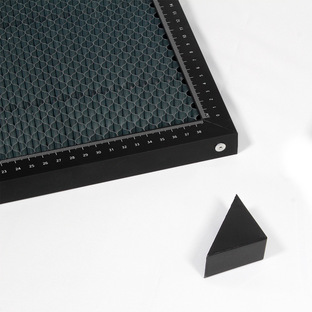 Bảng Thép Điêu Khắc Laser Hình Tổ Ong Với Thước Đo Cho Máy Cắt Laser CO2 / Diode / SCULPFUN Las