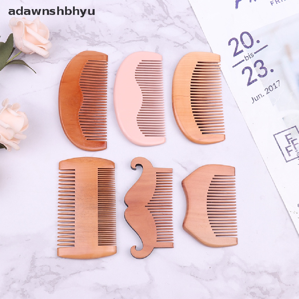 Lược Chải Râu Mát Xa Da Đầu Chống Gãy Râu Tự Nhiên Kích Thước Bỏ Túi adawnshbhyu