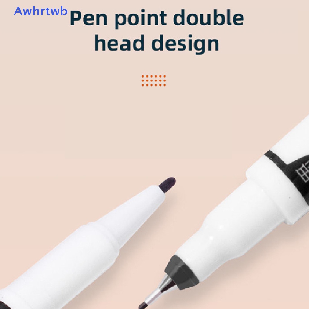 Set 10 Bút Lông Hai Đầu Chống Thấm Nước Và Dầu Mới