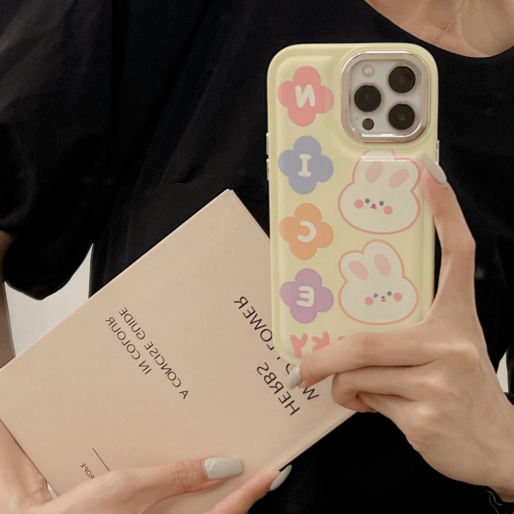 Ốp Điện Thoại Silicon TPU Mềm Có Đệm Khí Chống Sốc In Hình Hoạt Hình Dễ Thương Cho iPhone 14 13 12 11 PRO MAX