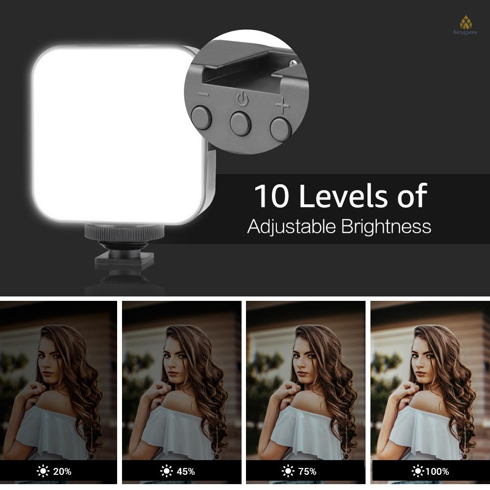 Đèn LED Chiếu Sáng Mini 5W 6500K 3 Ngàm Gắn Kèm Giá Đỡ Và Cốc Hút Chuyên Dụng Cho Phòng Họp Trực Tuyến / Phát Trực Tuyến