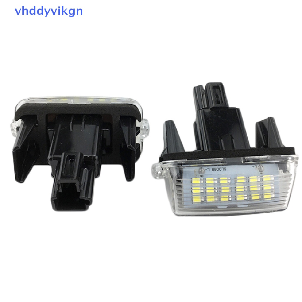 Bộ 2 Đèn LED Ánh Sáng Trắng Gắn Biển Số Xe Hơi Toyota Camry Yaris Vios Avensis