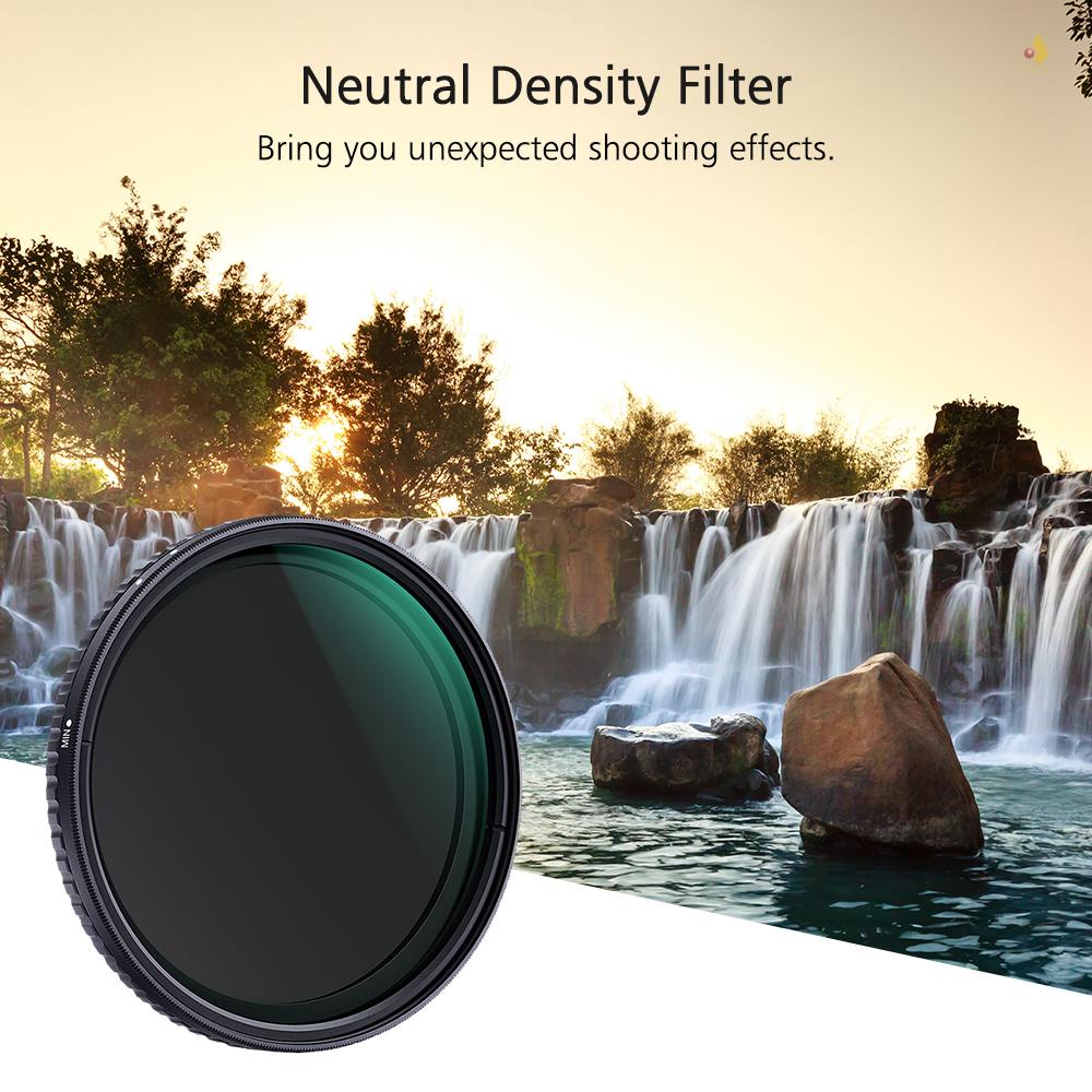 Kính Lọc ND8-ND128 K &amp; F CONCEPT 67mm Siêu Mỏng Tùy Chỉnh Chuyên Dụng Cho Máy Ảnh DSLR