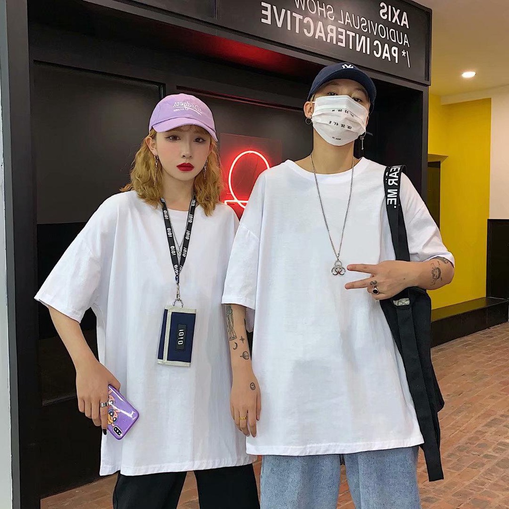 Áo thun trơn unisex nam , nữ - áo phông cotton mềm mịn nhiều màu