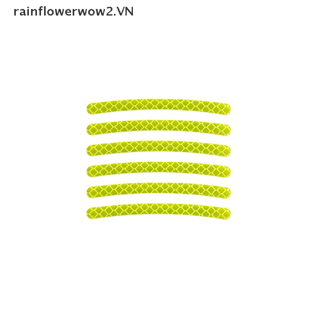 Bộ 20 Miếng Dán Phản Quang Cảnh Báo Thông Dụng Trang Trí Bánh Xe Hơi