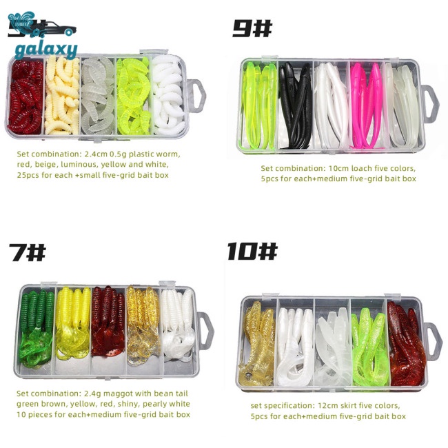 Ốp Điện Thoại Họa Tiết galaxy Dành Cho Iphone 1-12# Bộ Mồi Câu Cá Cao Cấp Mềm Kèm Hộp Đựng Tiện Lợi