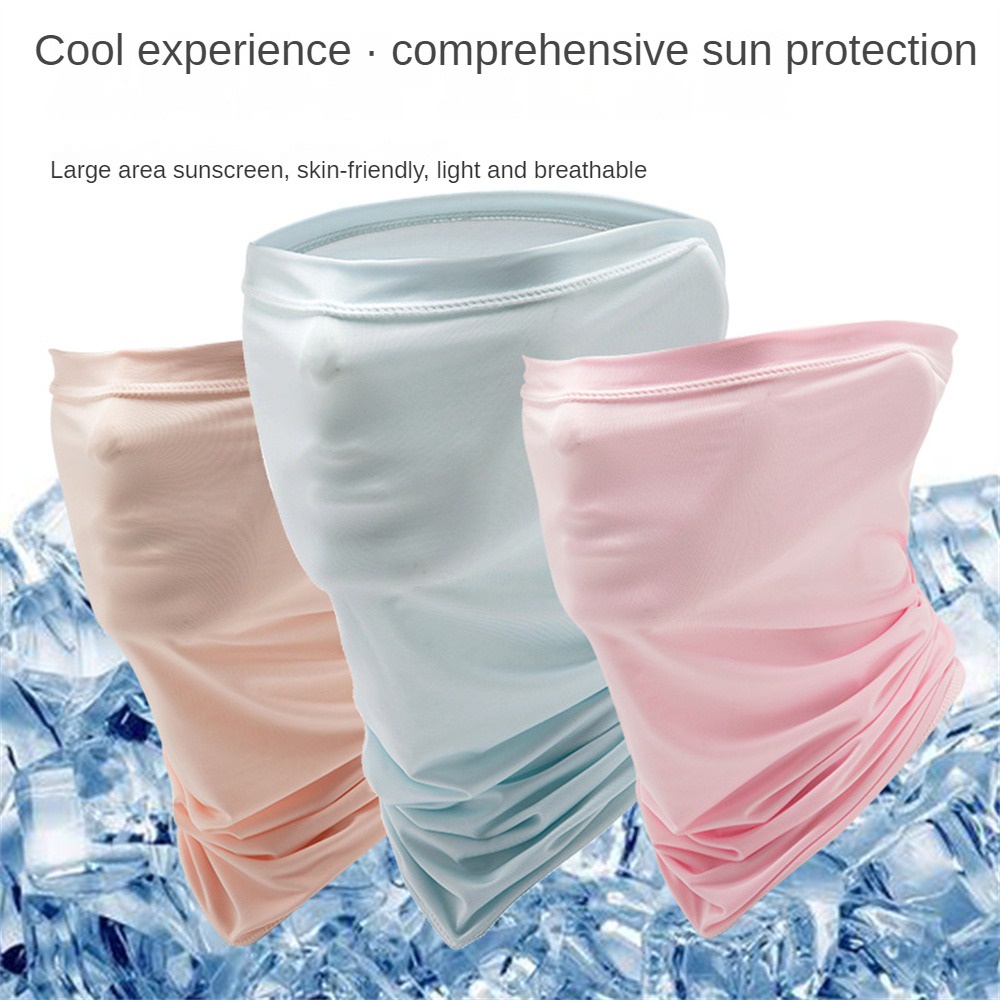 Tấm Che Nắng Bằng Lụa Mát Cho Mùa Xuân Và Mùa Hè Tấm Che Cổ Kỳ Diệu Mát Mẻ Và Thoáng Khí Độ Đàn Hồi Cao Và Tươi Mới Cho Học Sinh Đạp Xe