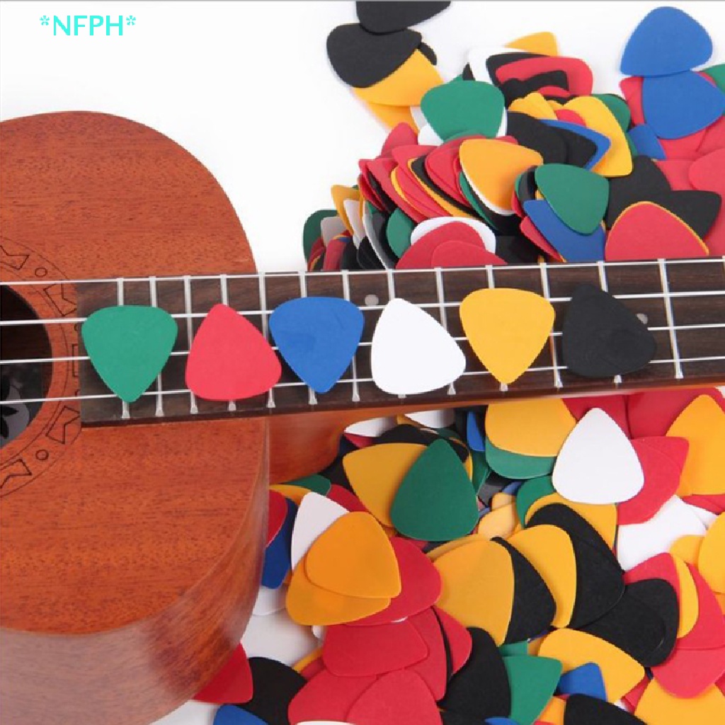 Set 100 Miếng Gảy Đàn Guitar / Ukulele / Bass Bằng ABS Mới