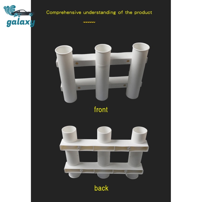 Galaxy Giá Đỡ Cần Câu Cá 3 Ngăn Tiết Kiệm Không Gian Tiện Dụng