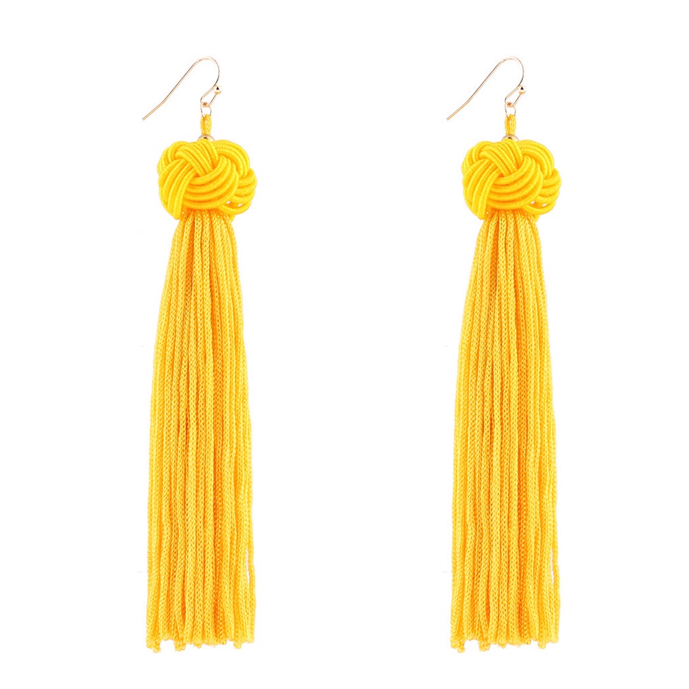 Đôi Khuyên Tai DàI PhốI Tua Rua ThờI Trang Cho Nữ