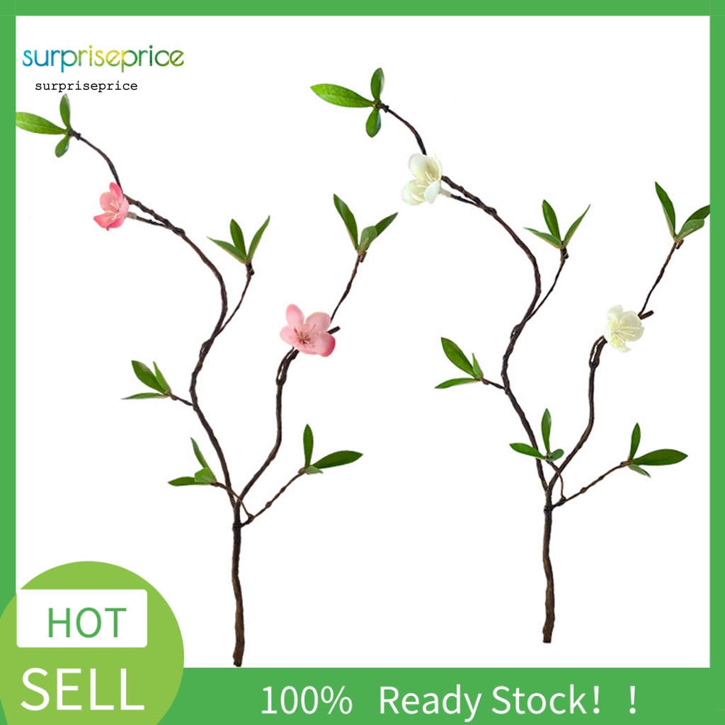 Cành Cây Mầm Non Giả 2 Màu Không Phai Dùng Trang Trí Nhà Cửa DIY