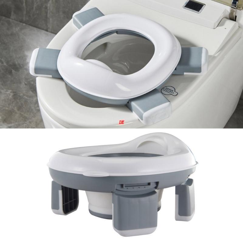 Ghế Ngồi Đi Vệ Sinh Di Động Có Thể Gập Lại Hỗ Trợ Luyện Tập Đi Vệ Sinh Cho Bé
