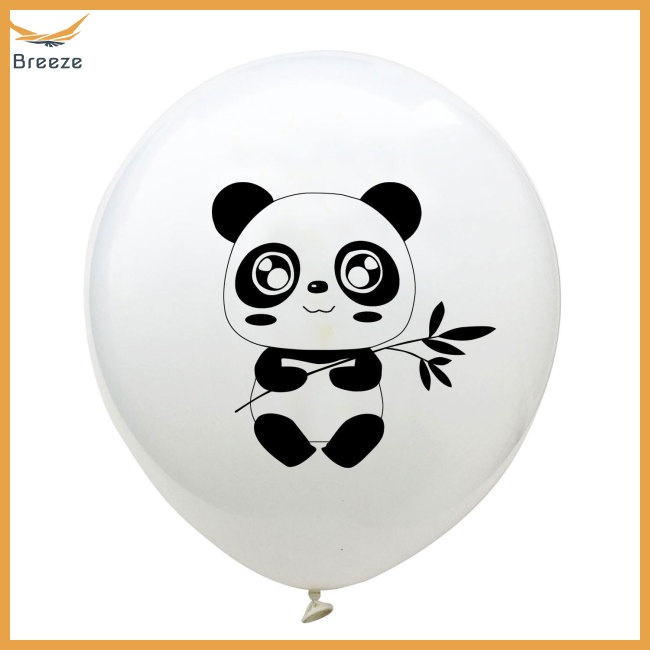 1 Bong Bóng Lá Nhôm Hình Gấu Trúc Hoạt Hình 18inch &amp; 76x49cm Trang Trí Tiệc Sinh Nhật