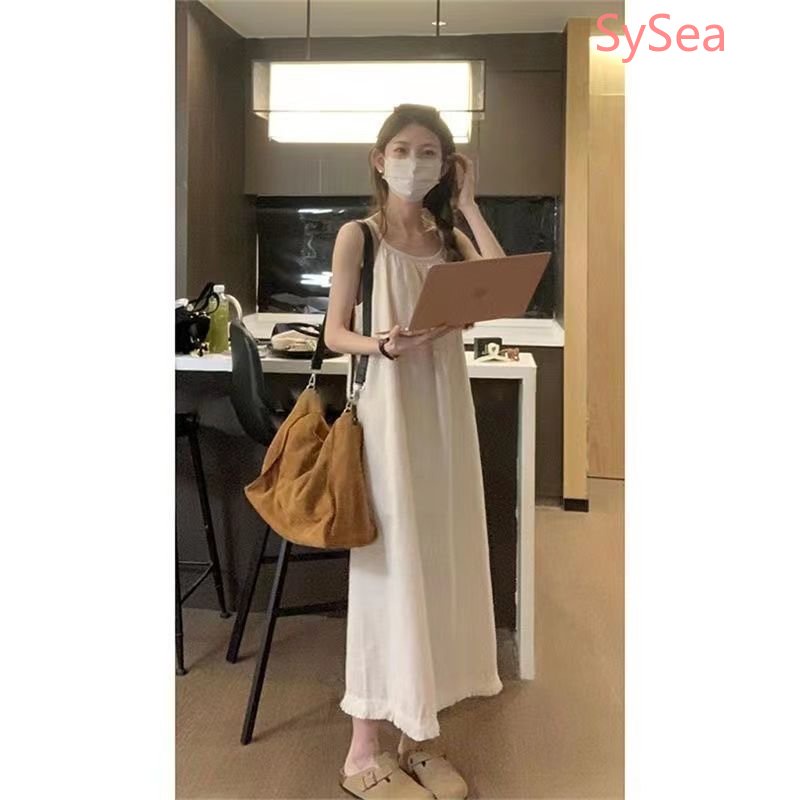 Đầm Hai Dây Thời Trang Mùa Hè Pháp Dành Cho Nữ