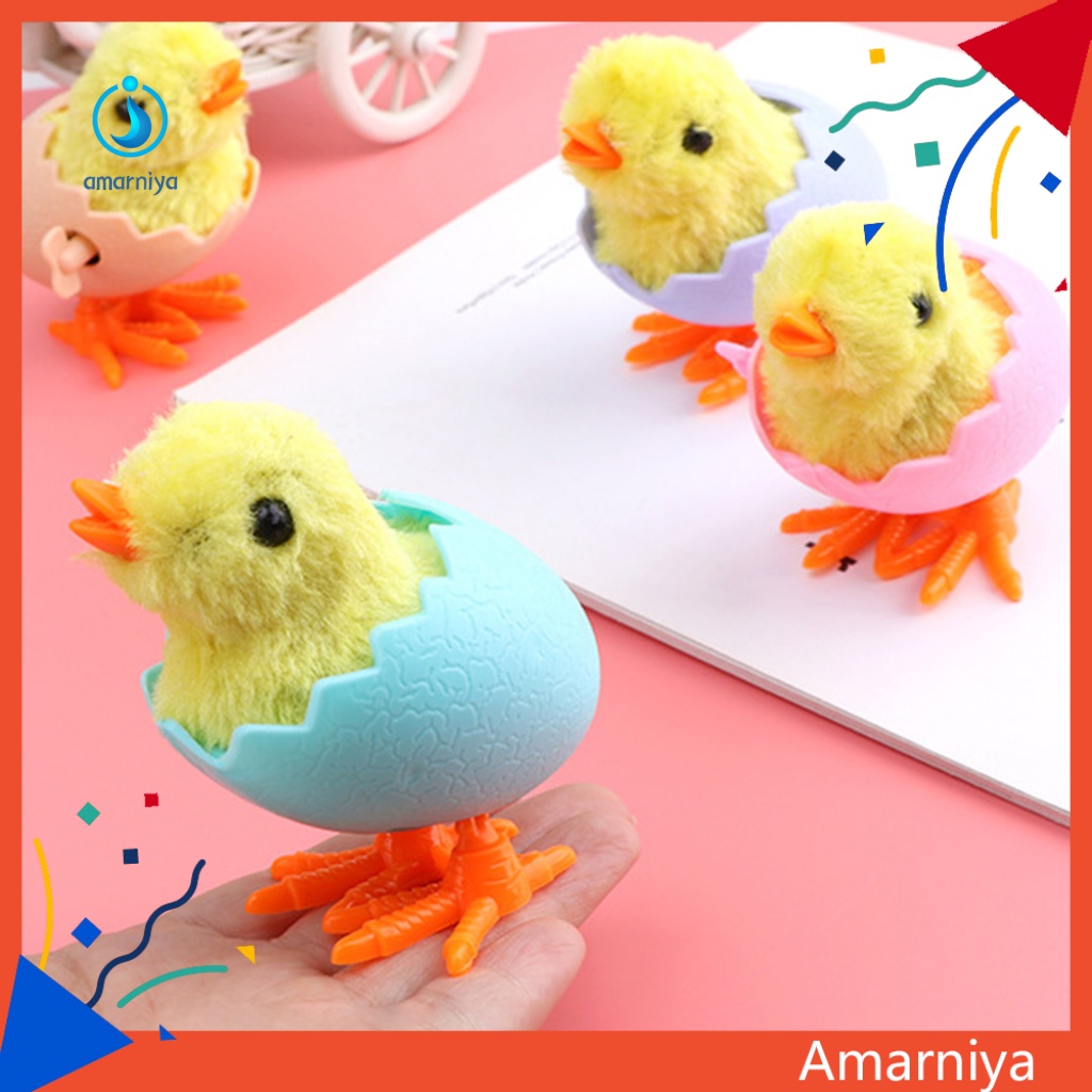 Amar Thú Nhồi Bông Hình Gà Con Lên Dây Cót Cho Bé