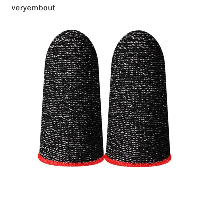 Set 2 Găng Tay Ngón Tay Chống Mồ Hôi Chống Trượt Dùng Màn Hình Cảm Ứng Điện Thoại