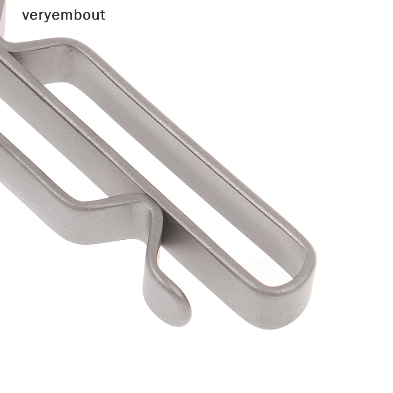 Ut Móc Khóa Dây Ruy Băng Đầu Kẹp Thắt Lưng Leo Núi Bằng Hợp Kim Titan Nhanh Chóng n