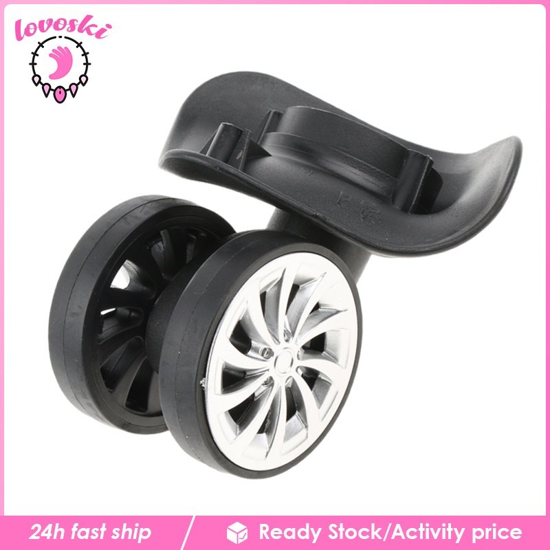 Bộ 2 Bánh Xe Gắn Vali Hành Lý Thay Thế Không Gây Tiếng Ồn A01