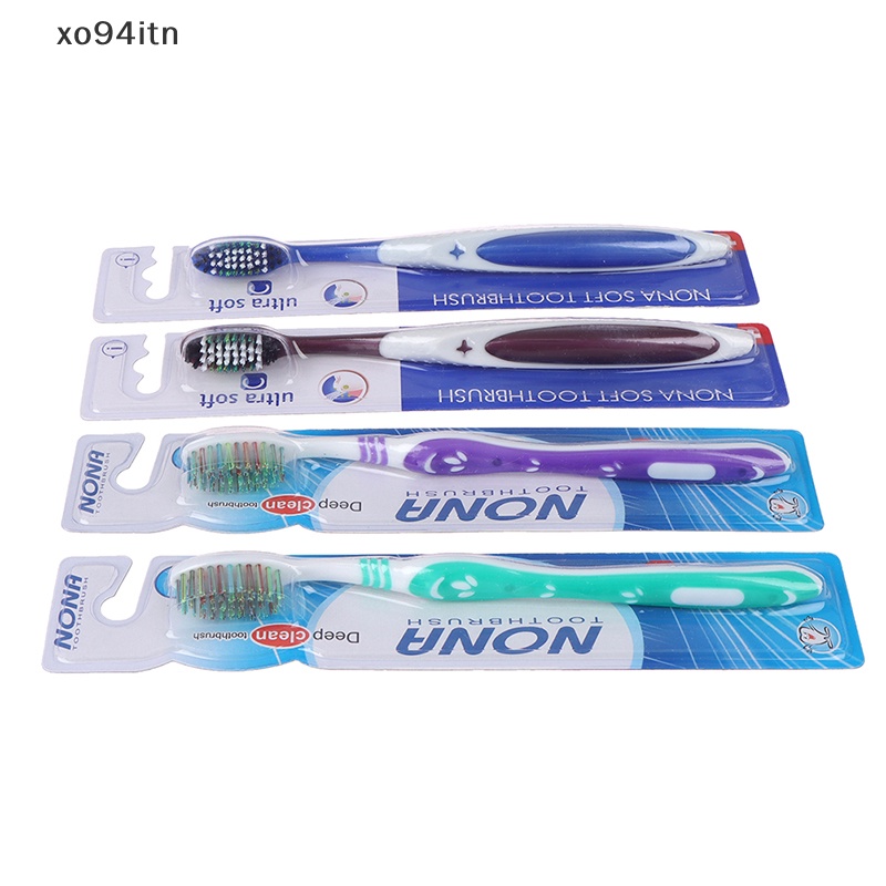 Tn Set 10 Bàn Chải Đánh Răng Lông Siêu Cứng Trắng Và Loại Bỏ Lưỡi